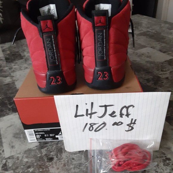 Jordan 12 reverse flu games 8/10 condition - Picture 4 of 4